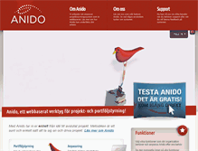 Tablet Screenshot of anido.se